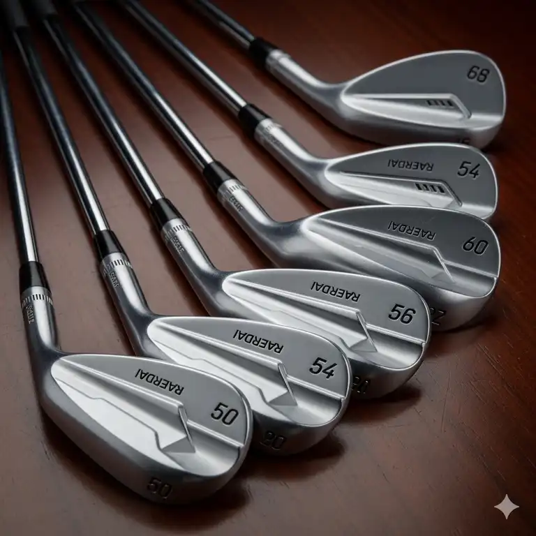 Ein Golf Wedge Set für Profis in hoher Qualität, mit verschiedenen Lofts für erfahrene Golfer, die ihr kurzes Spiel verbessern möchten.