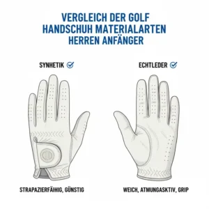 Materialien für golf handschuhe herren anfänger