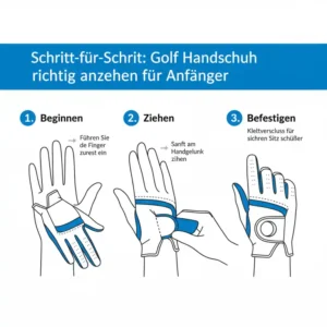 Anleitung zum Anziehen von golf handschuhe herren anfänger