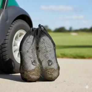 Atmungsaktive golf zubehör tasche klein für die Lagerung von Schuhen oder schmutzigem Zubehör.
