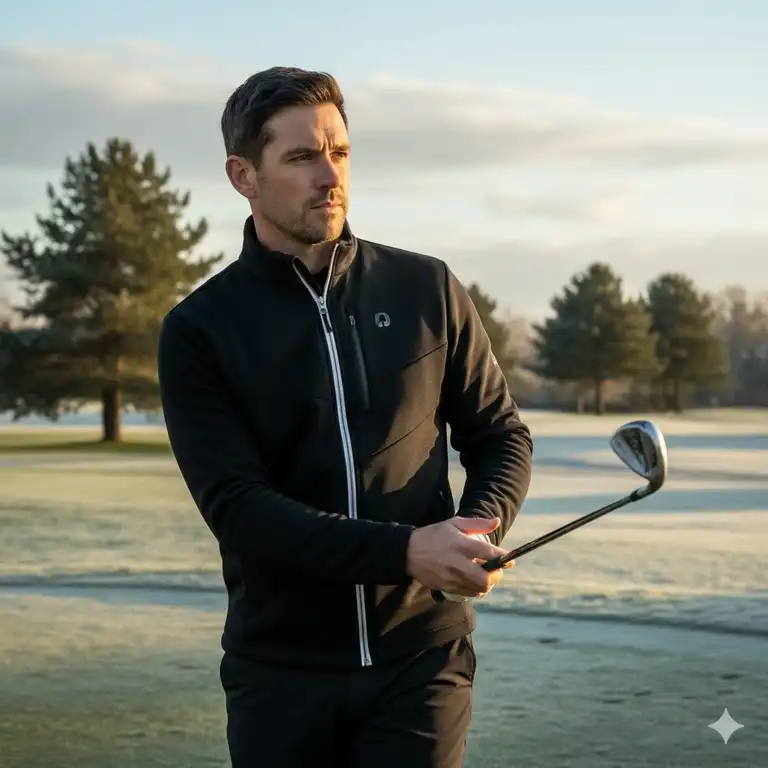 winter golf jacke herren – Atmungsaktive und wasserabweisende Premium Jacke für die kalte Jahreszeit.