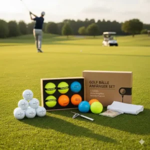 Original Verpackung des Golf Bälle Anfänger Set.