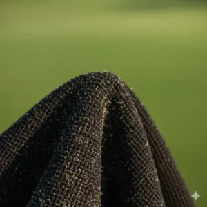 Texturierte Reinigungsfläche eines golf handtuch mit clip für Schläger.