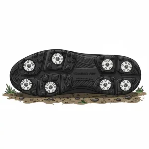 Sohle mit aggressivem Profil: winter golf schuhe wasserdicht bieten besten Grip auf nassem Terrain.