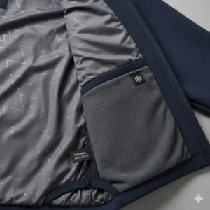 Das leichte, wärmeisolierende Innenfutter der winter golf jacke herren hält den Körper warm.