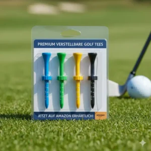Originalverpackung von verstellbare golf tees amazon Premium-Set.