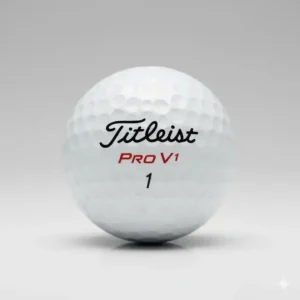 Das ikonische Logo auf einem premium golf bälle titleist, das Qualität und Tour-erprobte Performance symbolisiert.