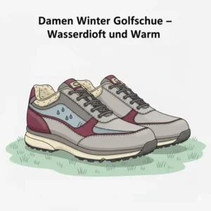 Stilvolle Damen winter golf schuhe wasserdicht für Eleganz und Funktion auf dem Golfplatz.