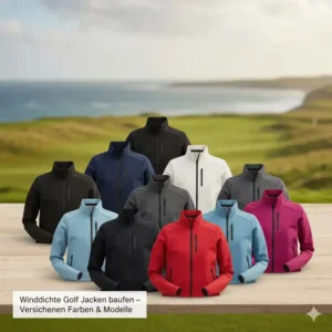 Verschiedene Farben und Größen der winddichte golf jacke kaufen im Überblick.