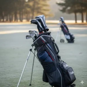 Die leicht verstaubare winter golf jacke herren, ideal für Reisen und das Verstauen im Golfbag.