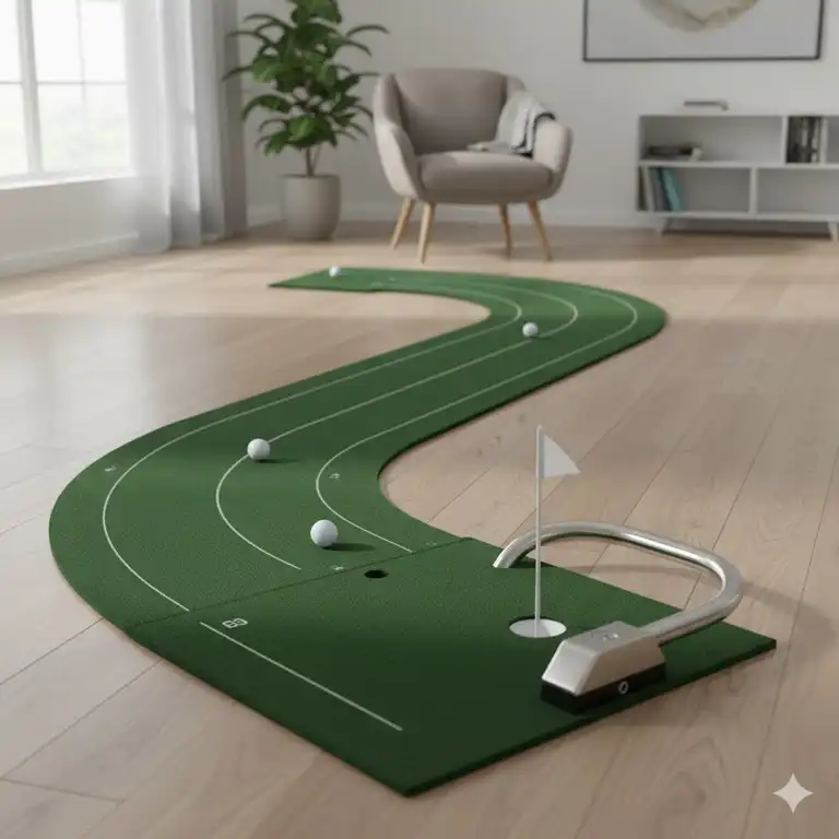 Golf putting matte gebogen: Die 7 besten Modelle 2025 (Test)