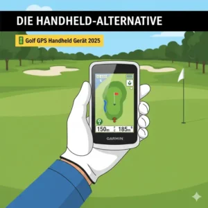 Handheld Golf GPS Gerät als Alternative zur Golf GPS Uhr Test 2025 (z.B. Garmin G80).