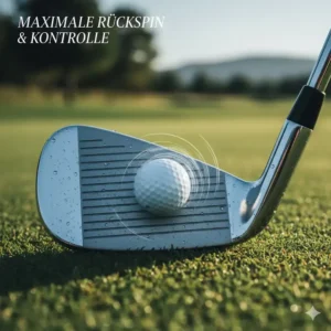 Saubere Schlägerflächen dank golf schläger reinigungsmatte maximieren Backspin und Ballkontrolle.