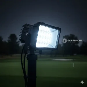 Wasserdichter und langlebiger LED-Fluter, geeignet als robuste golf nachtspiel beleuchtung led Lösung.