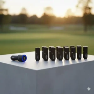 Komplett-Set von Golf-Sensoren für alle Schläger (Eisen, Hölzer, Putter) im Überblick.