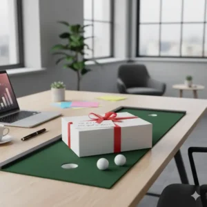 Das kompakte mini golf set büro kaufen als kreative Geschenkidee für Kollegen und Büro-Fans.