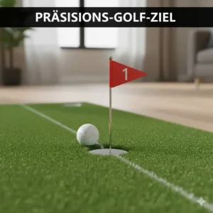 Präzisions-Golf-Ziel und Loch für das Training der Genauigkeit auf dem tragbares golf loch indoor.