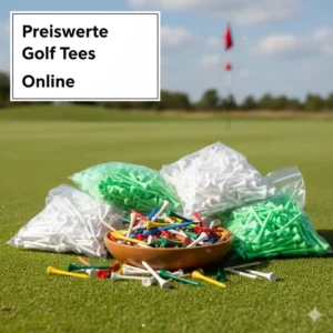 Bunte Golf Tees sind ein günstiges golf zubehör online für jeden Spieler.