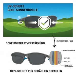 Sicherer UV-Schutz und klare Sicht mit der golf sonnenbrille polarisiert.