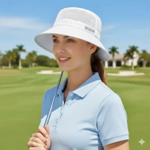 Hochwertiger UV-Schutz garantiert durch diesen speziellen golf hut sonnenschutz damen.