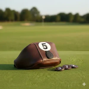 Einzelbild des Fairway Wood-Bezugs aus dem Golf Headcover Driver Set mit austauschbarem Nummern-Tag (3, 5, 7, X)