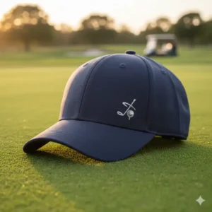 Exklusive Details und feine Stickereien an einer golf cap damen stylish.