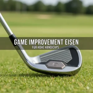 Nahaufnahme eines Game Improvement Eisen, ideale golf schläger für hohes handicap.