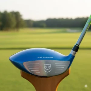 Der Driver aus dem golf kinder schläger set für maximale Weite beim Abschlag.