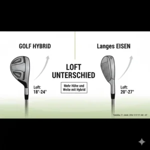 Technische Analyse der Loft-Unterschiede bei der Wahl golf hybrid statt eisen.