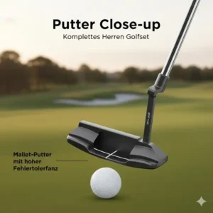 Ein präziser Putter als Teil der Ausrüstung für ein golf schläger set komplett herren.