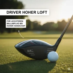 Ein Driver mit hohem Loft, passend für die Kategorie golf schläger für hohes handicap.