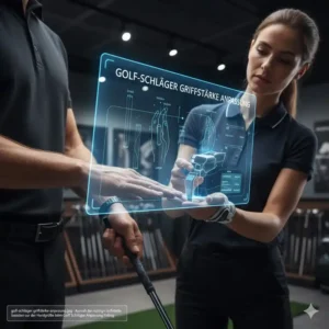 Bestimmung der richtigen Griffgröße beim Golf Schläger Anpassung Fitting für maximale Kontrolle.