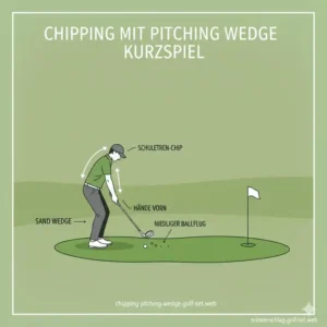Richtiges Chipping auf dem Green mit einem golf wedge set kurzspiel.