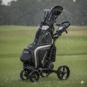 Eine wetterfeste und wasserdichte golf tasche cart bag groß für Spiel bei Regen.