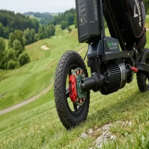 Zuverlässiges Magnetbremssystem am golf trolley für hügeliges gelände für steile Hänge.