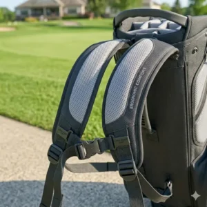 Ergonomische Tragegurte einer golf tasche langlebiges material für besten Komfort.