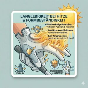 Test der Langlebigkeit bei extremer Hitze für golf handschuhe atmungsaktiv sommer.