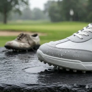 Funktionale und wasserdichte golf schuhe spikelos herren bei feuchten Wetterbedingungen.