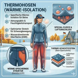Warme Thermohose für den Winter aus der Kategorie hochwertige golf bekleidung wetterfest.