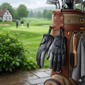 Die richtige Aufbewahrung und Pflege für langlebige golf handschuhe regenfest an der Tasche.