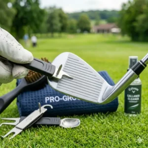 Präziser nutenreiniger von golf reinigungsset schläger entfernt schmutz aus grooves